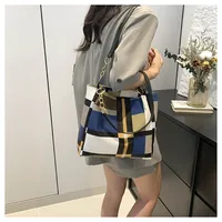New Elegant Fashion Design Shoulder Crossbody Stylish Solid Color Retro Fresh Underarm Texturized Tote Bag main image 2