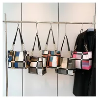 New Elegant Fashion Design Shoulder Crossbody Stylish Solid Color Retro Fresh Underarm Texturized Tote Bag main image 4