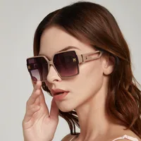 Casual Retro Streetwear Geometric Pc Square Full Frame Women's Sunglasses main image 1