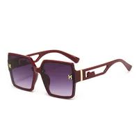 Casual Retro Streetwear Geometric Pc Square Full Frame Women's Sunglasses main image 8