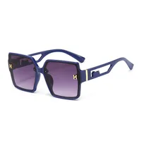 Casual Retro Streetwear Geometric Pc Square Full Frame Women's Sunglasses sku image 7