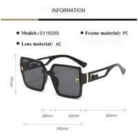 Casual Retro Streetwear Geometric Pc Square Full Frame Women's Sunglasses main image 10