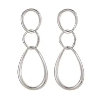 1 Pair IG Style Simple Style Geometric Copper Drop Earrings main image 1