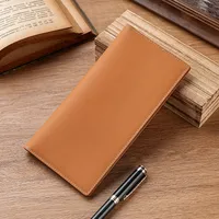 Long Wallet Men's Wholesale Full Top Layer Leather Leather Clutch Men's Multi-card Ultra-thin Card Wallet main image 2