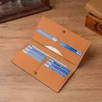 Long Wallet Men's Wholesale Full Top Layer Leather Leather Clutch Men's Multi-card Ultra-thin Card Wallet main image 3