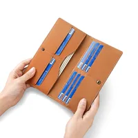 Long Wallet Men's Wholesale Full Top Layer Leather Leather Clutch Men's Multi-card Ultra-thin Card Wallet main image 5
