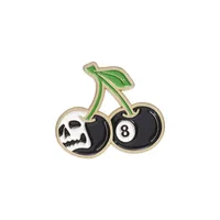 Casual Elegant Simple Style Number Cherry Alloy Stoving Varnish Unisex Brooches sku image 2