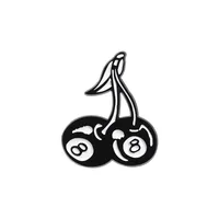 Casual Elegant Simple Style Number Cherry Alloy Stoving Varnish Unisex Brooches sku image 3