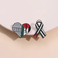 Basic Classic Style Geometric Heart Shape Alloy Stamping Stoving Varnish Plating Unisex Brooches main image 3