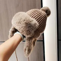 Women's Simple Style Classic Style Solid Color Eaveless Trapper Hat main image 2