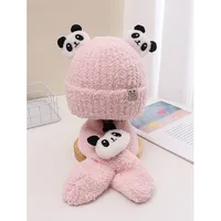 Children Unisex Cute Panda Wool Cap sku image 3