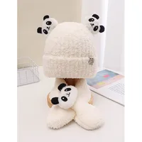 Children Unisex Cute Panda Wool Cap sku image 2