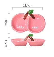 Cute Cherry Ceramics Seasoning Dish 1 Piece sku image 2