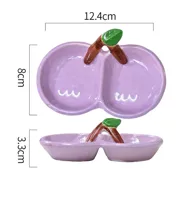 Cute Cherry Ceramics Seasoning Dish 1 Piece main image 5