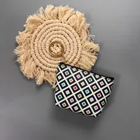 Ethnic Style Coin Purse Retro Coin Bag Large Bag Hanging Ornaments Coin Purse HD Color Printing Creative T-shaped Zipper Small Bag sku image 5