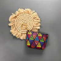 Ethnic Style Coin Purse Retro Coin Bag Large Bag Hanging Ornaments Coin Purse HD Color Printing Creative T-shaped Zipper Small Bag sku image 30