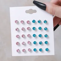 Fashion Octopus Zircon Earrings Set Nhsd150986 sku image 9