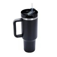 40oz Handle Car Cup 304 Stainless Steel Insulation Cold Ice Cup With Handle Straw Car Cup sku image 17