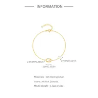 925 Sterling Silver Bracelets Elegant Simple Style Streetwear main image 6