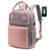 New Girls Backpack Fashion Large Capacity Laptop Bag Portable Travel Backpack Men's Bag main image 2