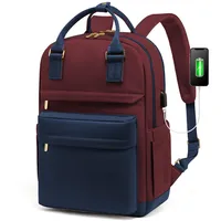 New Girls Backpack Fashion Large Capacity Laptop Bag Portable Travel Backpack Men's Bag sku image 5