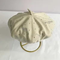 Women's Elegant Retro Lady Solid Color Eaveless Beret Hat sku image 4