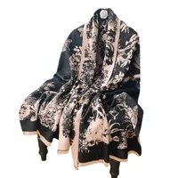 Women's Elegant Streetwear Printing Polyester Shawl main image 5