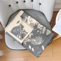 Women's Elegant Streetwear Printing Polyester Shawl sku image 4