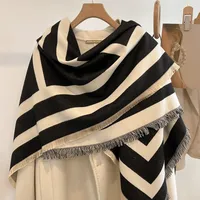 Women's IG Style Classic Style Printing Color Block Imitation Cashmere Polyester Scarf main image 1
