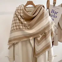 Women's IG Style Classic Style Printing Color Block Imitation Cashmere Polyester Scarf main image 3