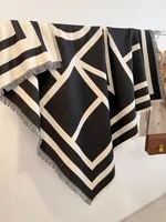 Women's IG Style Classic Style Printing Color Block Imitation Cashmere Polyester Scarf main image 2