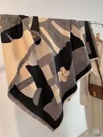 Women's IG Style Classic Style Printing Color Block Imitation Cashmere Polyester Scarf sku image 4