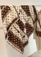 Women's IG Style Classic Style Printing Color Block Imitation Cashmere Polyester Scarf sku image 20