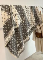 Women's IG Style Classic Style Printing Color Block Imitation Cashmere Polyester Scarf sku image 7