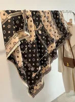 Women's IG Style Classic Style Printing Color Block Imitation Cashmere Polyester Scarf sku image 8
