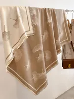 Women's IG Style Classic Style Printing Color Block Imitation Cashmere Polyester Scarf sku image 12