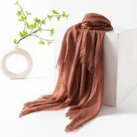 Women's Simple Style Solid Color Polyester Silk Scarf sku image 41