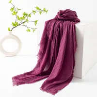 Women's Simple Style Solid Color Polyester Silk Scarf sku image 42