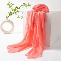 Women's Simple Style Solid Color Polyester Silk Scarf sku image 44