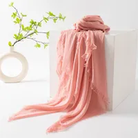 Women's Simple Style Solid Color Polyester Silk Scarf sku image 47