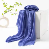 Women's Simple Style Solid Color Polyester Silk Scarf sku image 50