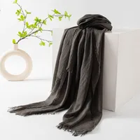 Women's Simple Style Solid Color Polyester Silk Scarf sku image 51