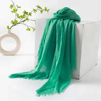 Women's Simple Style Solid Color Polyester Silk Scarf sku image 52