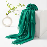 Women's Simple Style Solid Color Polyester Silk Scarf sku image 58