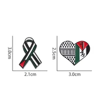 Basic Classic Style Geometric Heart Shape Alloy Stamping Stoving Varnish Plating Unisex Brooches main image 2