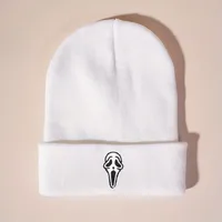 Unisex Commute Skull Eaveless Beanie Hat main image 3