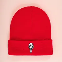 Unisex Commute Skull Eaveless Beanie Hat main image 6