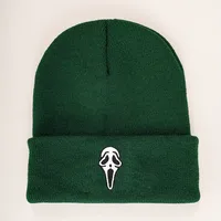 Unisex Commute Skull Eaveless Beanie Hat sku image 8