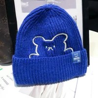 Women's Simple Style Bear Eaveless Wool Cap sku image 7