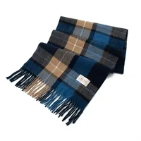 Women's Elegant Plaid Imitation Cashmere Tassel Scarf sku image 6